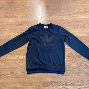Adidas Black on Black Pullover Sweatshirt - Youth XL or Womens Small
